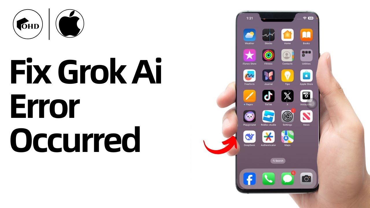 iOS 18: Исправлена ​​ошибка Grok AI &laquo;На iPhone (2026) произошла ошибка&raquo;.