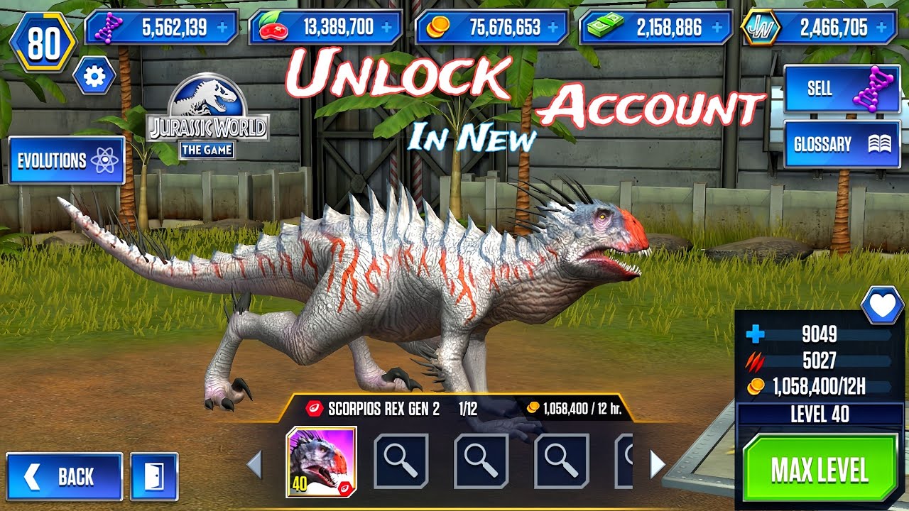 Unlocking Scorpios Rex Gen 2 in Jurassic World: The Game 2025 | Full Guide!