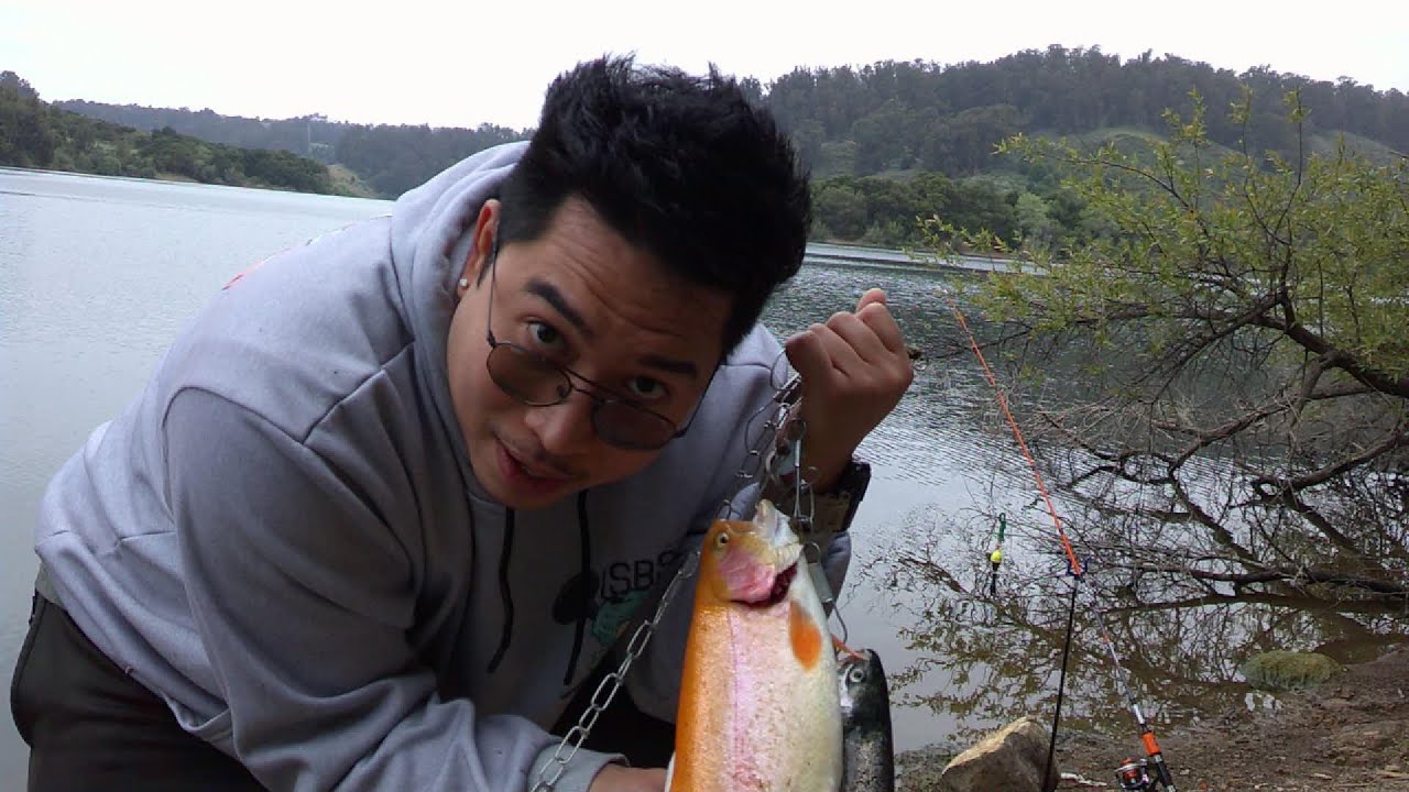 Lake Chabot (CAUGHT LIMITS and LIGHTNING TROUT!)