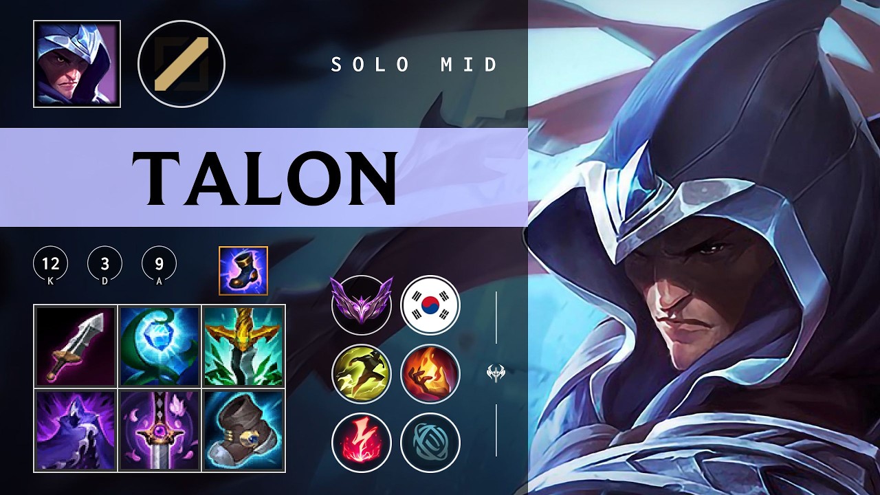 Talon Mid vs Ahri - KR Master Patch 26.06