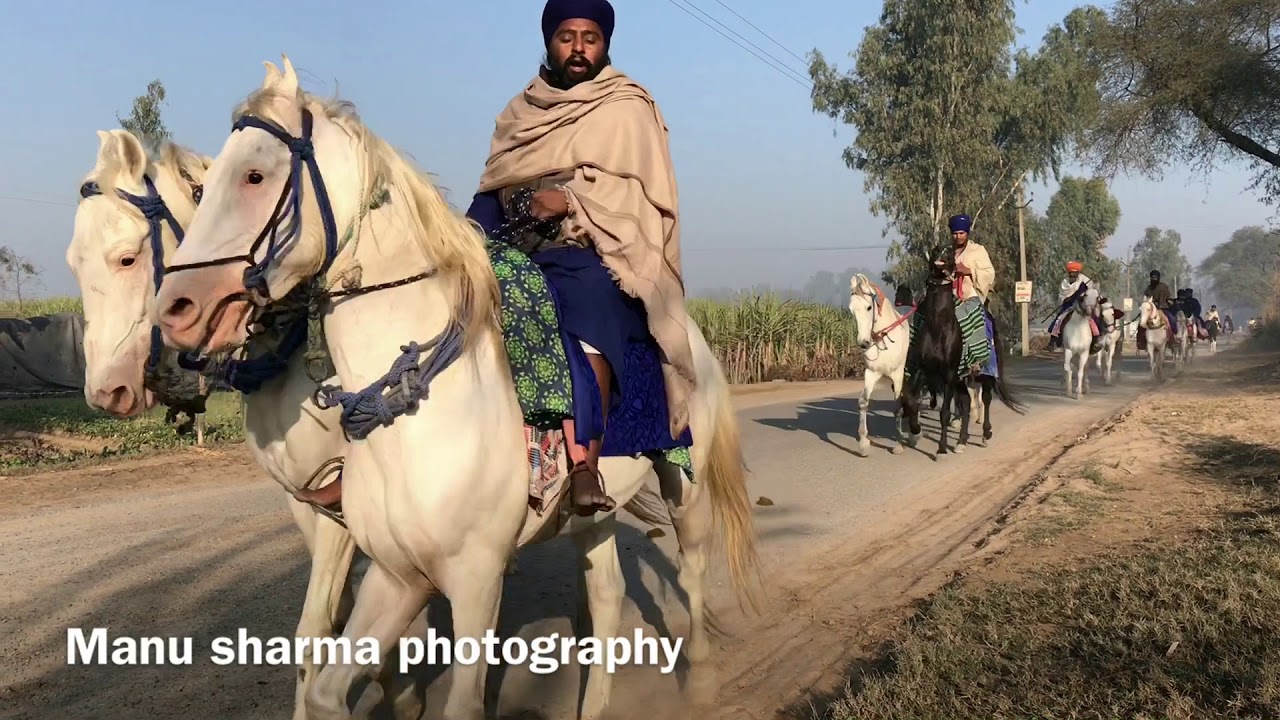 Nihang Singhs of Baba Bidhi Chand Dal Going to Maghi Mela to Sh Muktsar Sahib