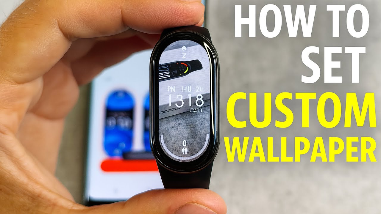 How to Set an Image as Watch Face on Xiaomi Smart Band 10 &ndash; Custom Photo Tutorial