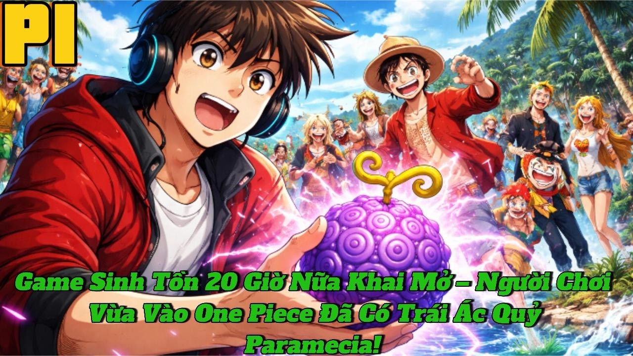 Game Sinh Tồn 20 Giờ Nữa Khai Mở Người Chơi Vừa Vào One Piece Đã Có Trái Ác Quỷ Paramecia | P1