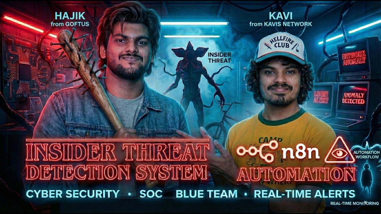 🚨 Insider Threat Detection System Using n8n (Tamil) | Real-Time Security Automation