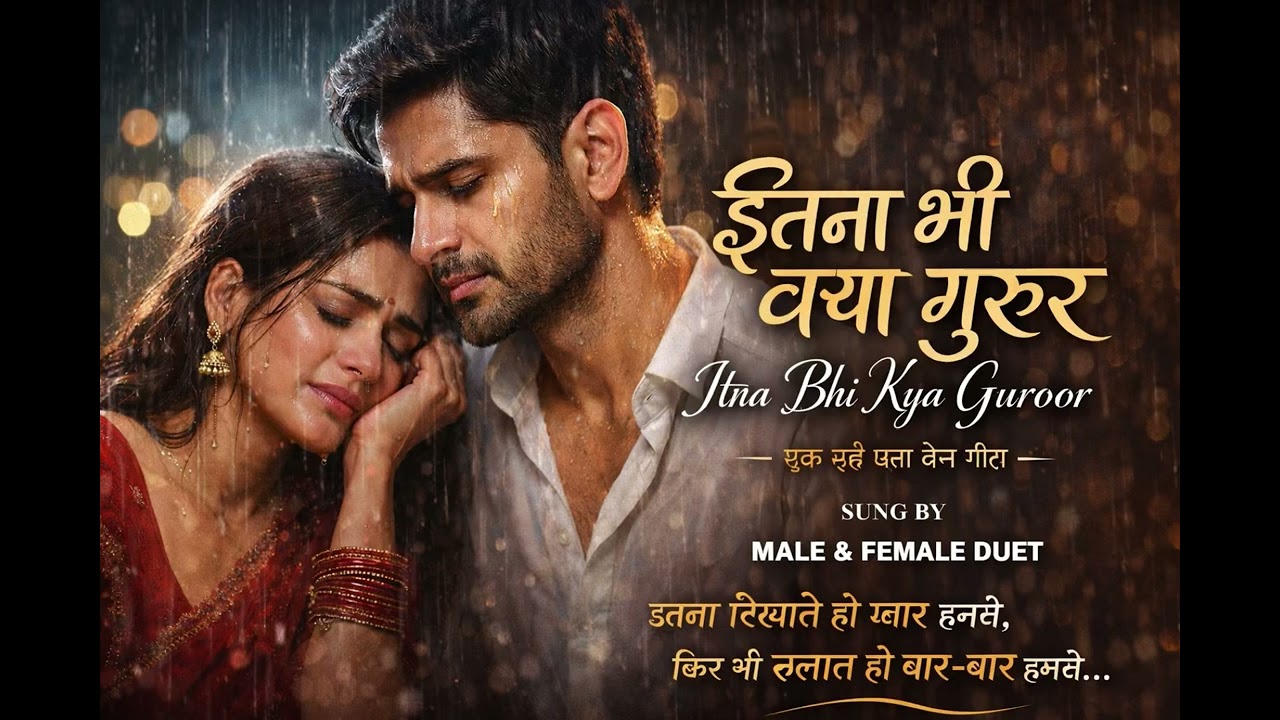 Itna Bhi Kya Guroor 💔 | Very Sad Love Song | Male Female Duet | Hindi Romantic Song