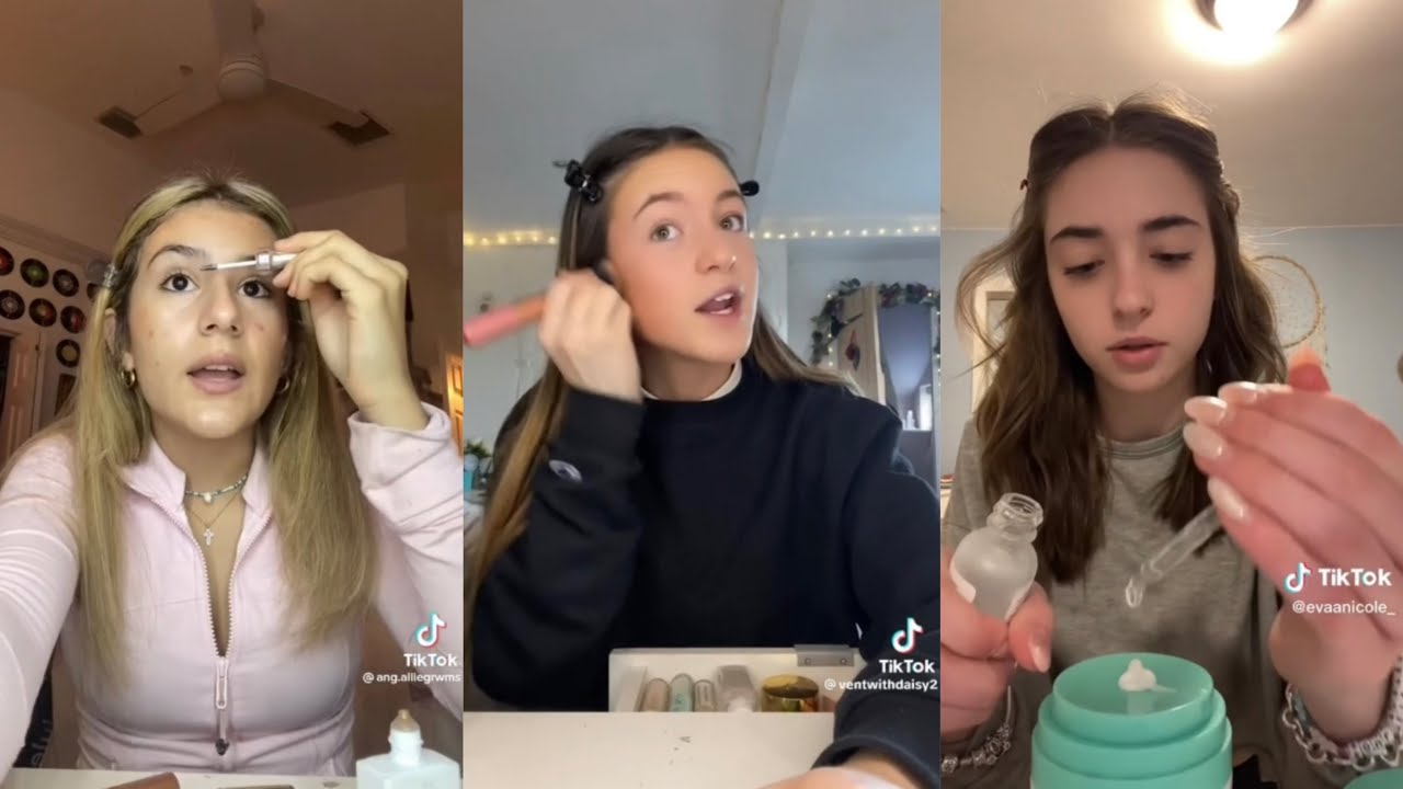 GRWM for the first day of school - TikTok compilation