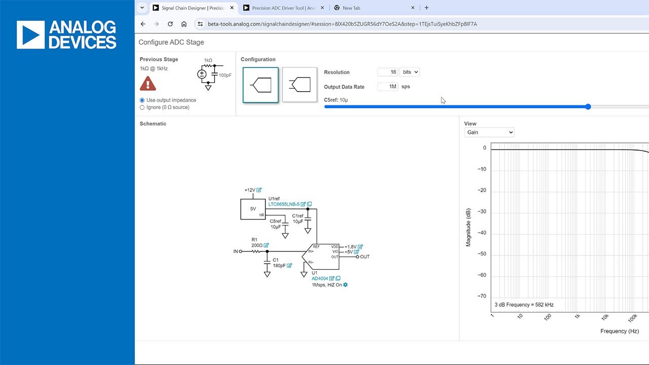 Signal Chain Designer: ADC Driving