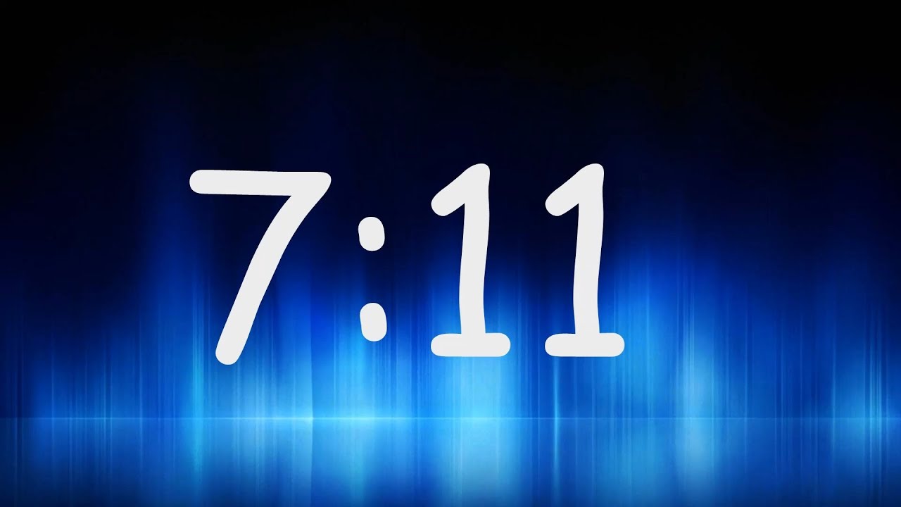 7:11 Minutes Timer / Countdown from 7min 11sec