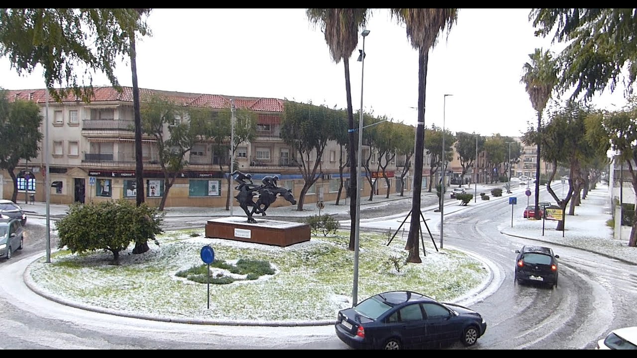 Granizada espectacular en Sanlúcar de Barrameda  7 de febrero de 2.023