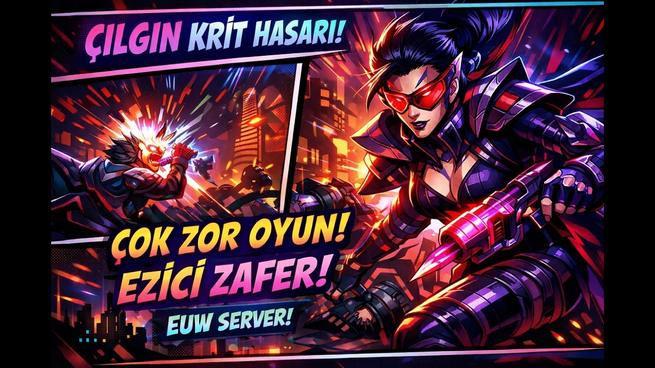 EUW'de FULL KRİTİK VAYNE! | Çılgın Hasar + İmkansız Maç!