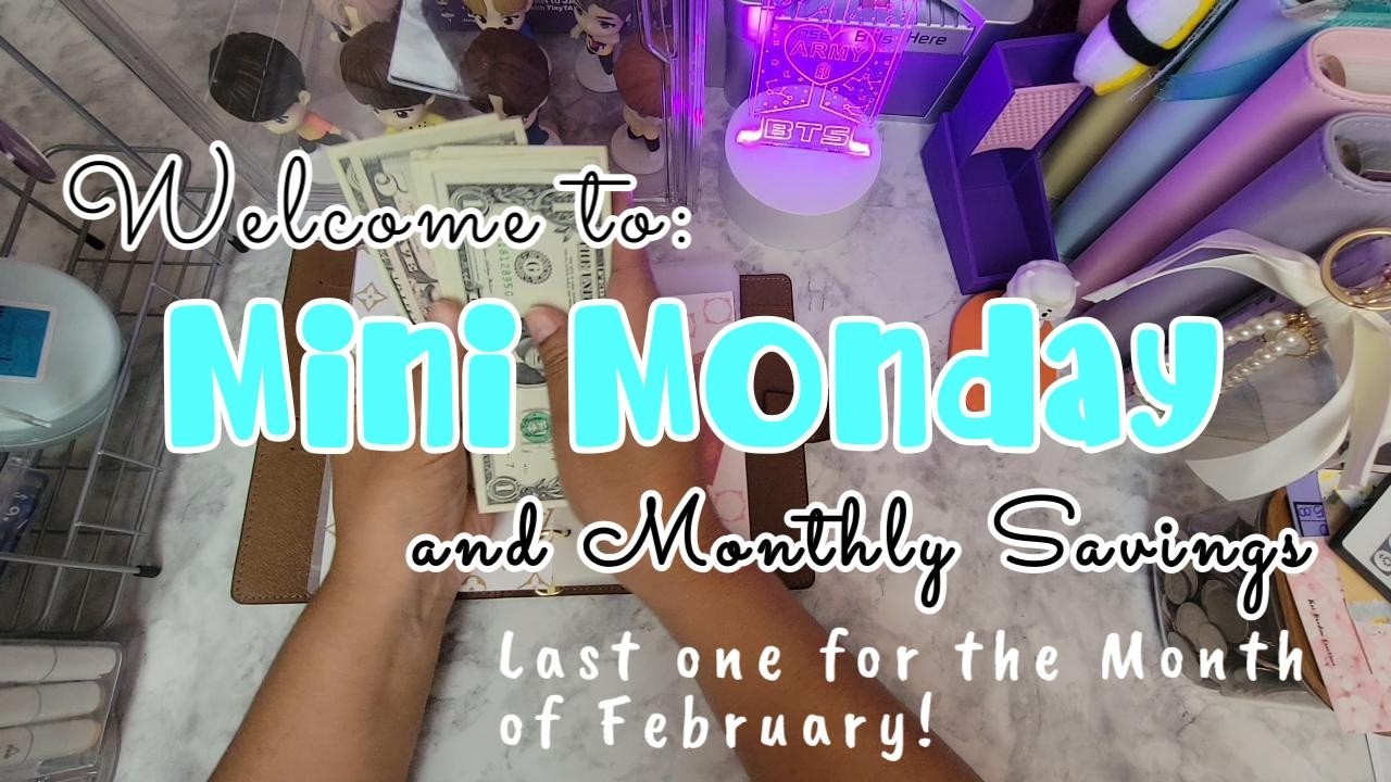 Mini Monday | Last for February | Monthly Savings Binder (Feb) | Last time for Valentine's and CNY!