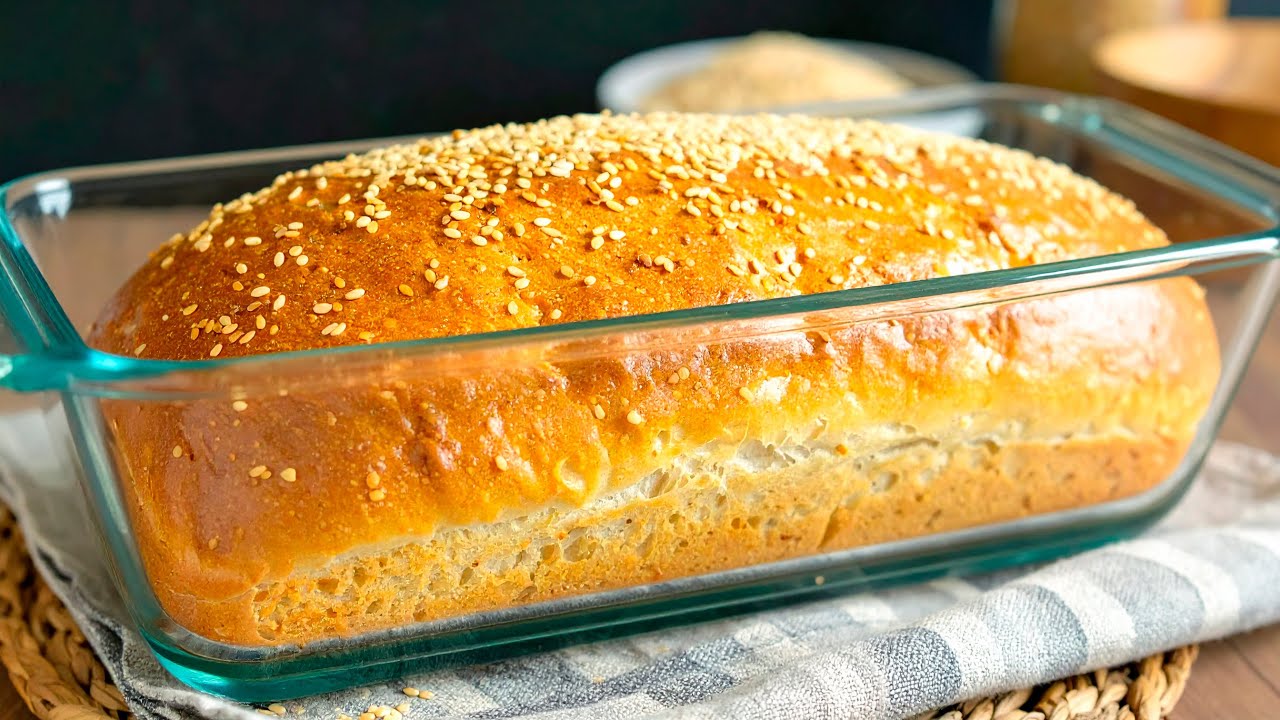 Gesundes Linsenbrot in 5 Minuten! KEIN Mehl und KEINE Hefe!