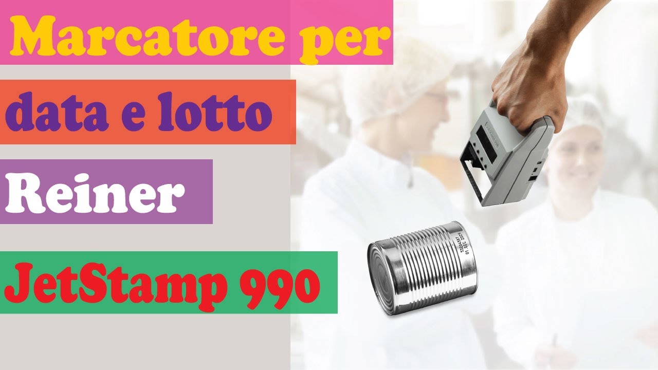 MARCATORE PORTATILE PER DATA E LOTTO REINER JETSTAMP 990