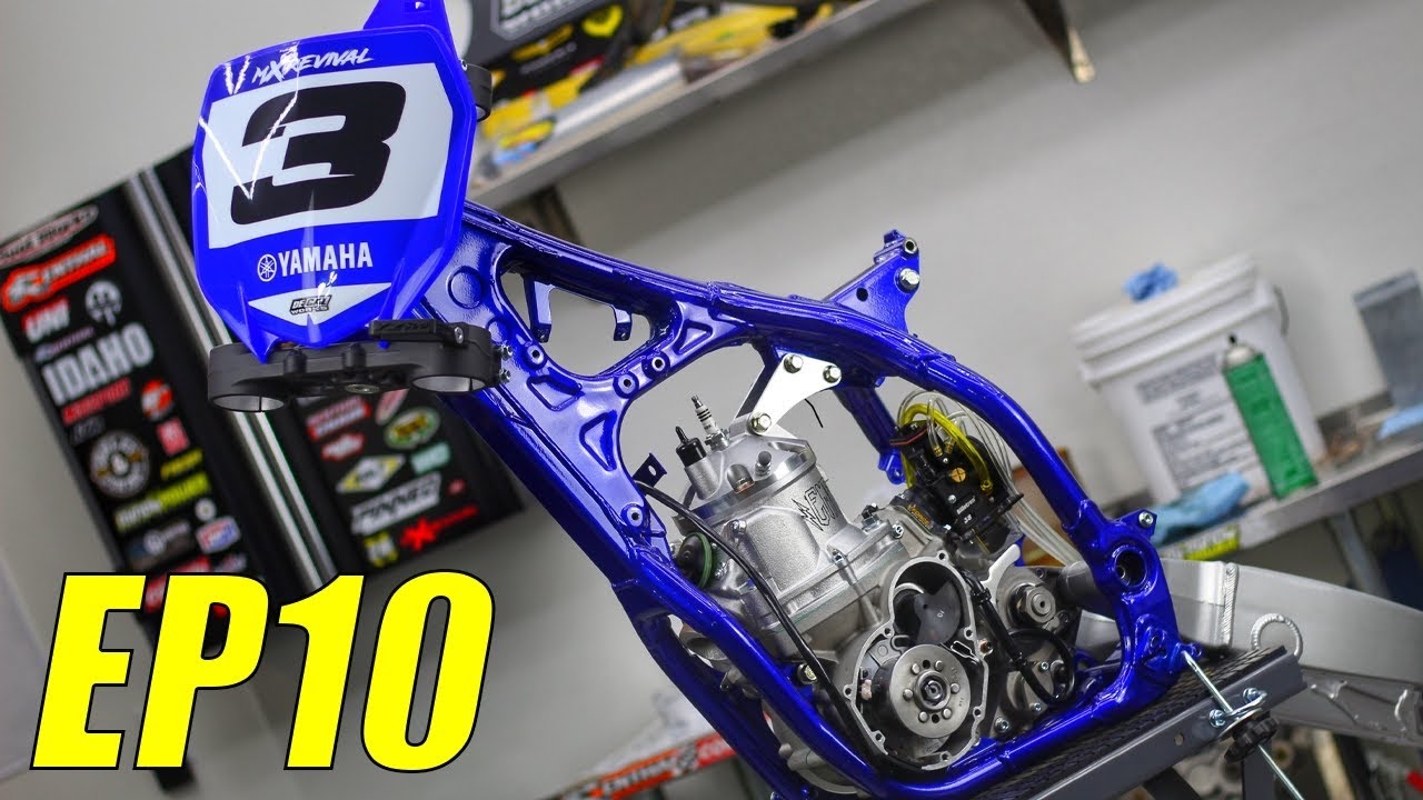 ПРЕОБРАЖЕНИЕ ИЗ НЕРЕАЛЬНЫХ ЗАПЧАСТЕЙ YZ500 🤯 BRC Racing YZM500 | Сборка двухтактного мотоцикла Ya...