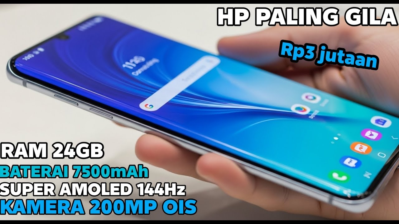 RAM 24GB, BATERAI 7500mAh - 7 HP Paling Gila di Harga 3 Jutaan