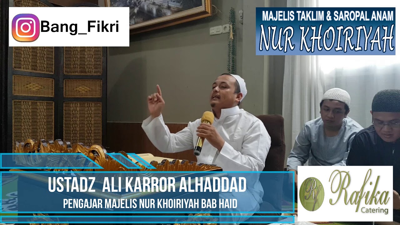 ceramah tentang haid dengan bahasa Palembang Lucu oleh Habib Ali Karrol Alhaddad di Majelis Taklim