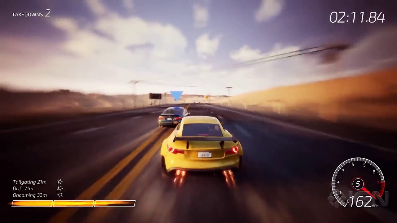 Dangerous Driving (Burnout Successor) First Game Footage - Audio Corrected