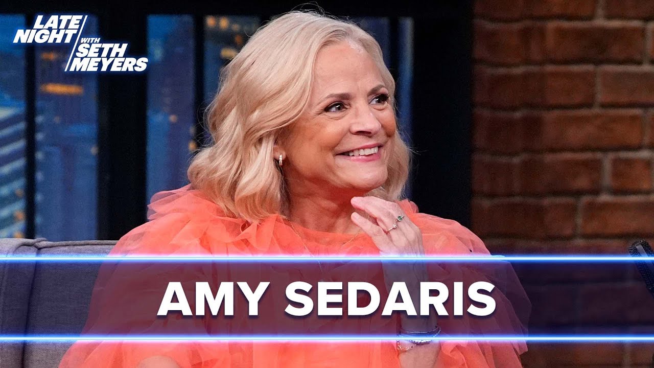 Amy Sedaris Talks About Inviting John Mayer to Her Coloring Club and Shows Off Her Labubu Keychain