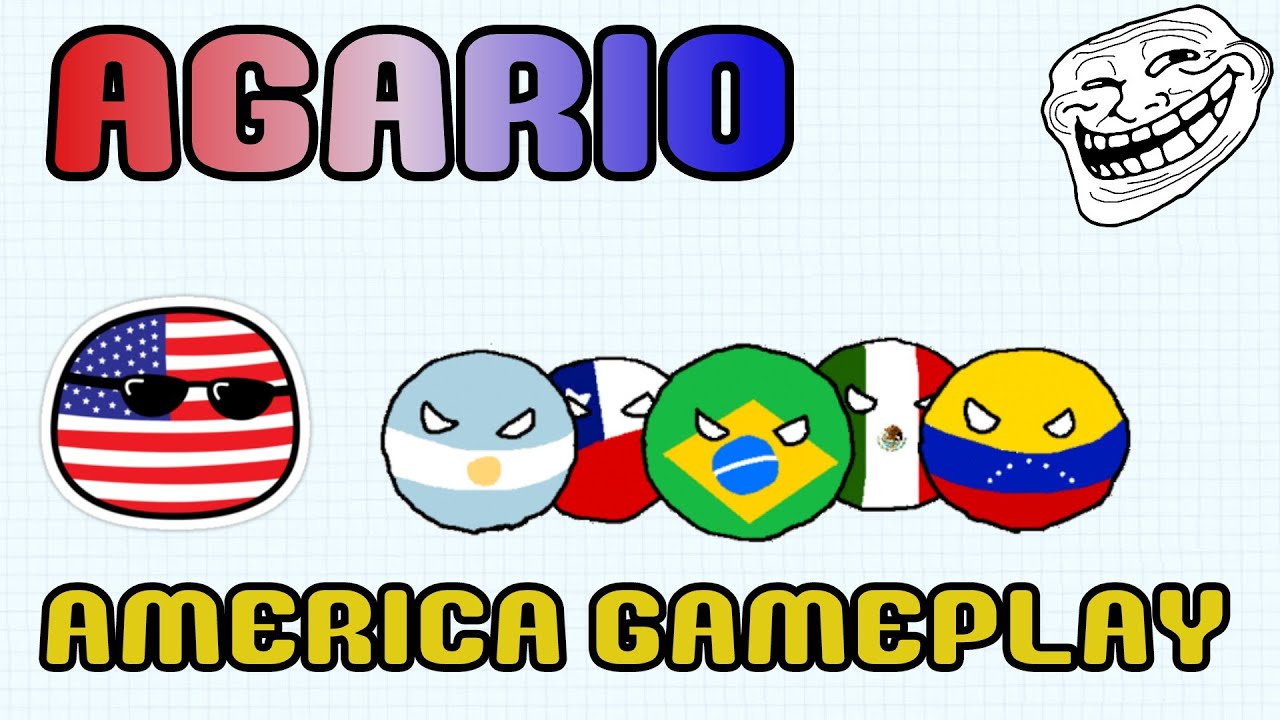 AGAR.IO AMERICA GAMEPLAY - FUNNY AGARIO BATTLE