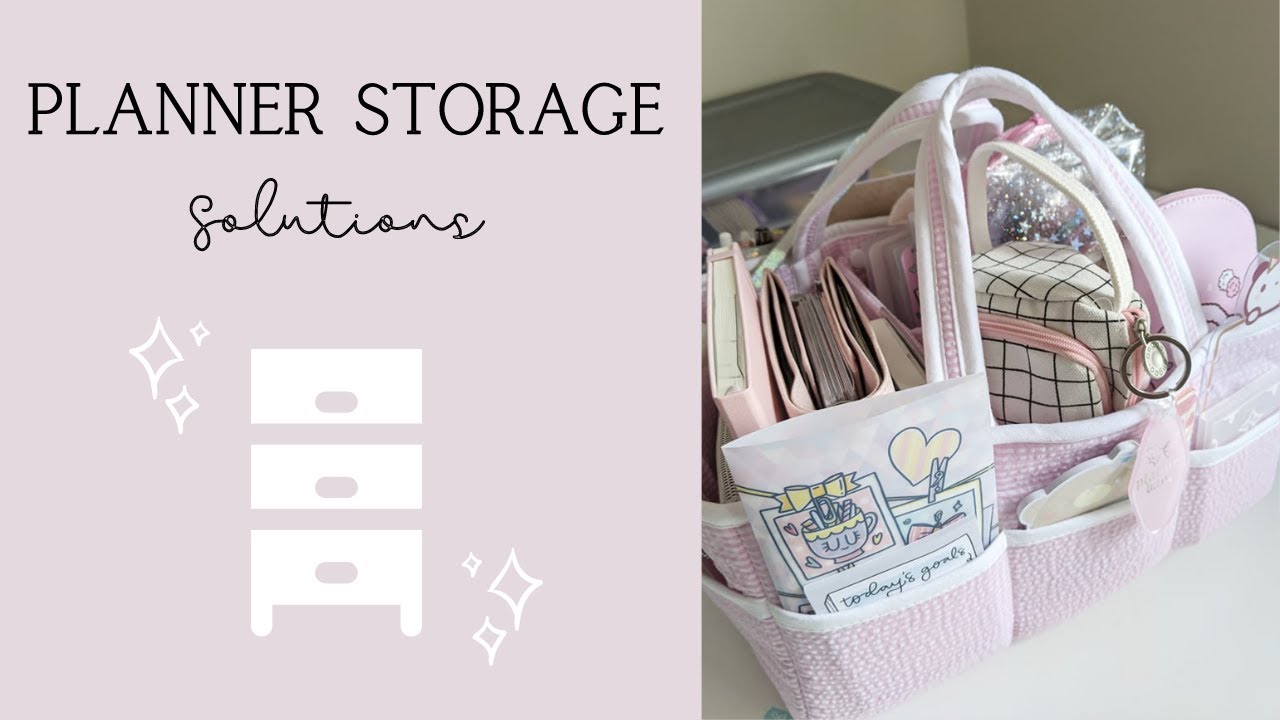 The CUTEST Tote For Functional Planner Storage!