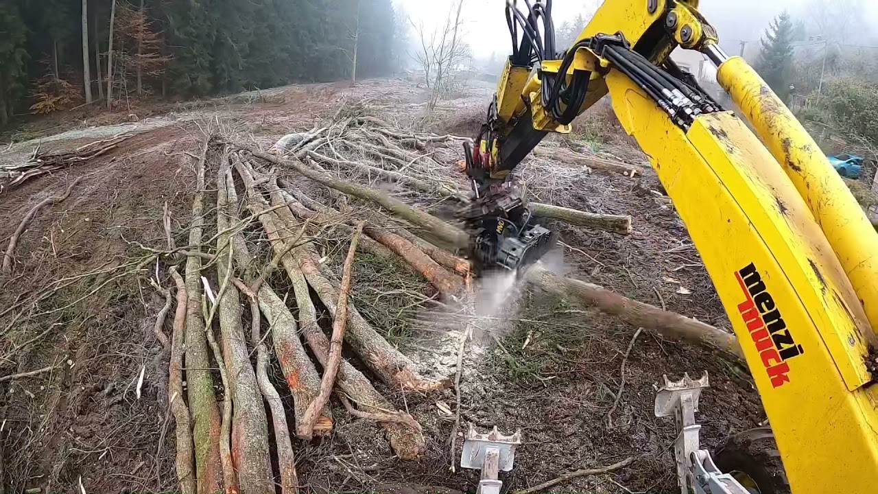 Menzi Muck M545 ! Grapplesaw