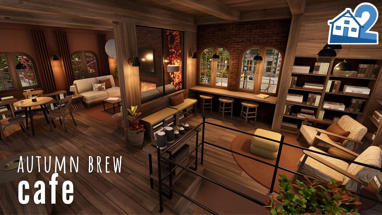 Autumn Brew Cafe | House Flipper 2 | Sandbox Mode | Speed Build