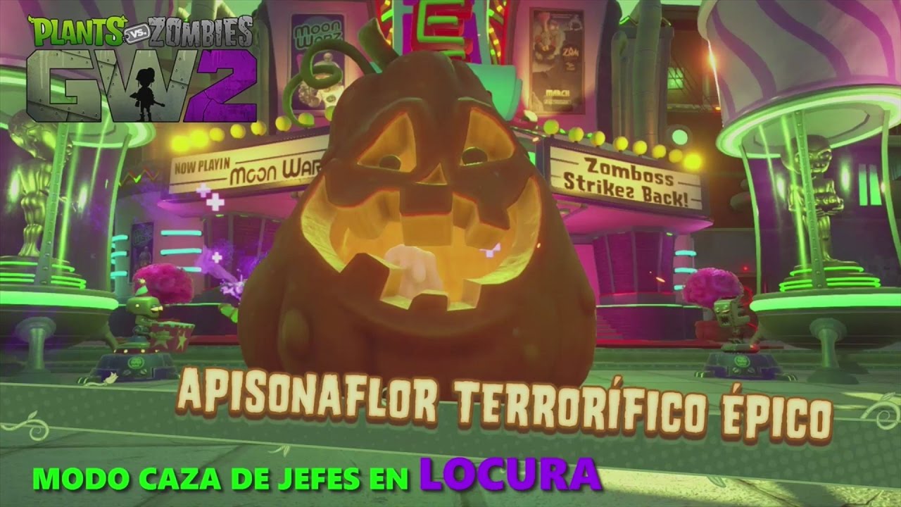Plantas VS Zombis: Garden Warfare 2 /Caza de Jefes/Apisonaflor Terrorífico Épico-En Español HD 1080p