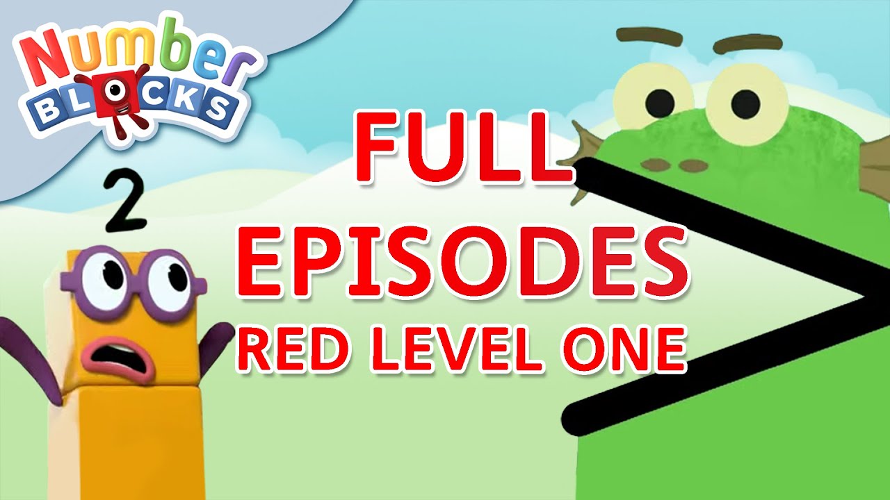 @Numberblocks- Red Level One | Full Episodes 16-18 | #HomeSchooling | Learn to Count #WithMe