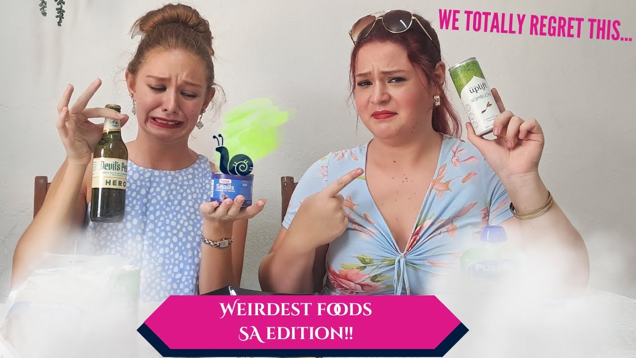 Trying weird foods we found in our local store | SA edition!