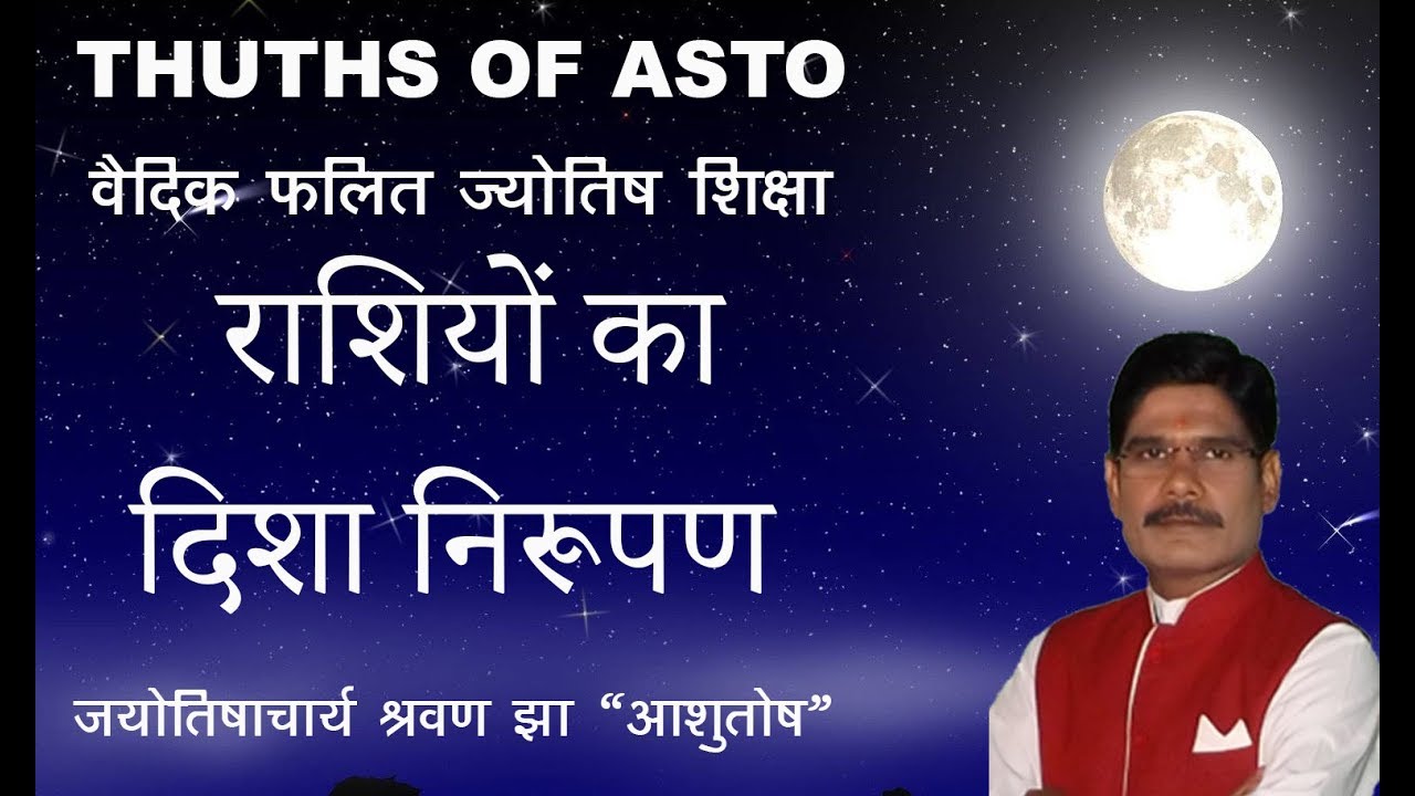 Learn Astrology, Falit Jyotish-15, The direction of zodiac sign in astrology, 