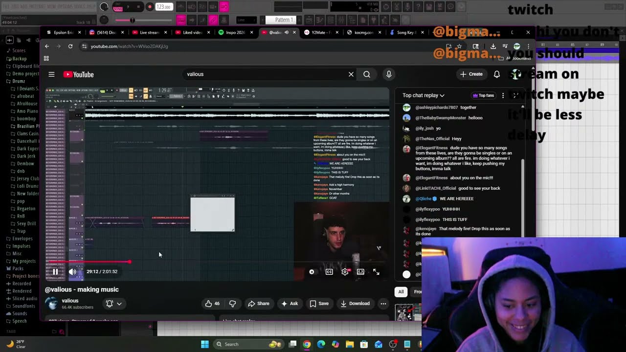 Making Beats until I'm good LIVE Last Part | Day 29 |  Clams Casino x Don Toliver | Experimenting