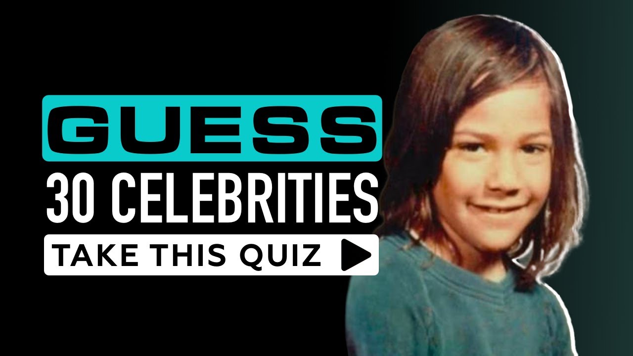 Guess the Celebrity From Their Childhood Photos Challenge Pt.2 / Top Movies Quiz Show 59