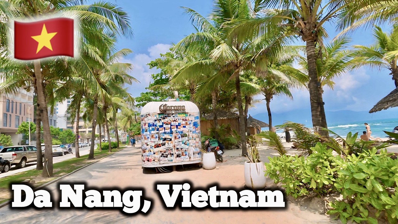 Da Nang Beach Walk Today 🌤 Weather Check & My Khe Beach Update | Vietnam Walking Tour
