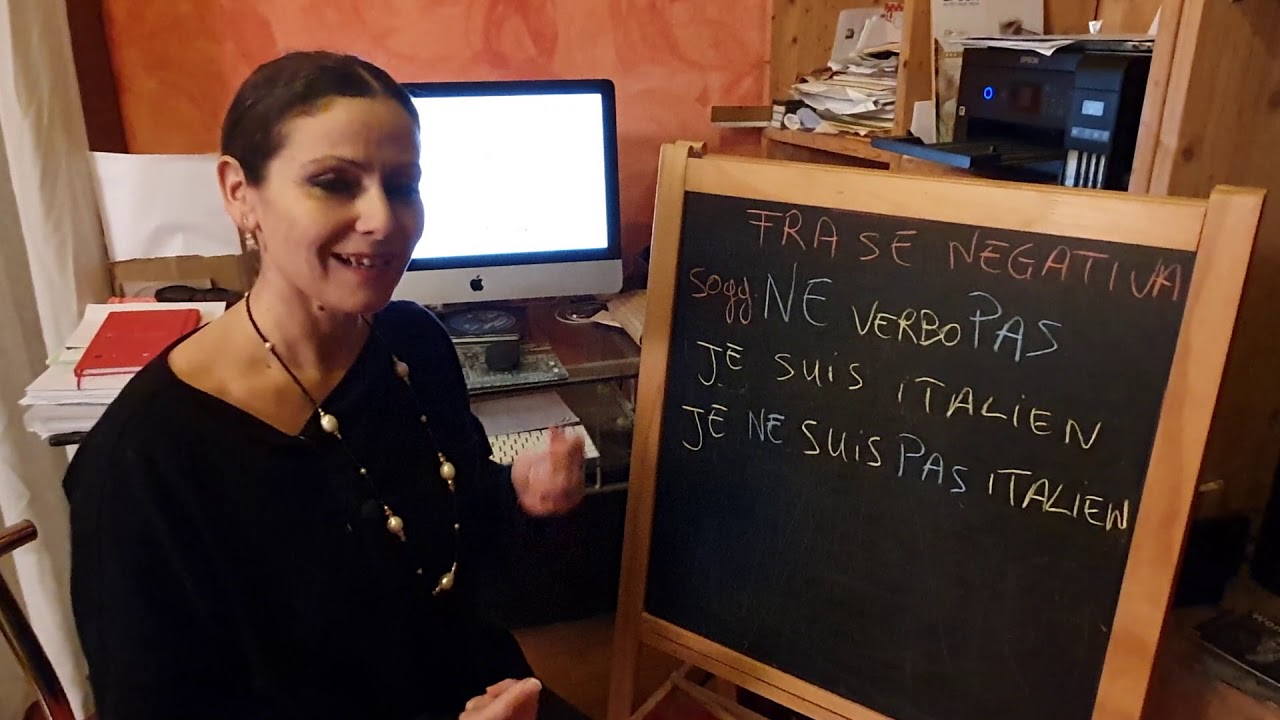 La frase negativa in francese