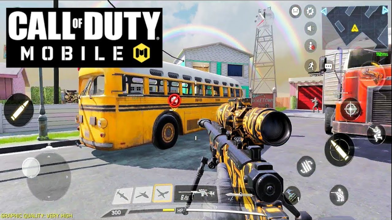 CALL OF DUTY MOBILE SNIPER GAMEPLAY ULTRA GRAPHICS NUKETOWN 60FPS