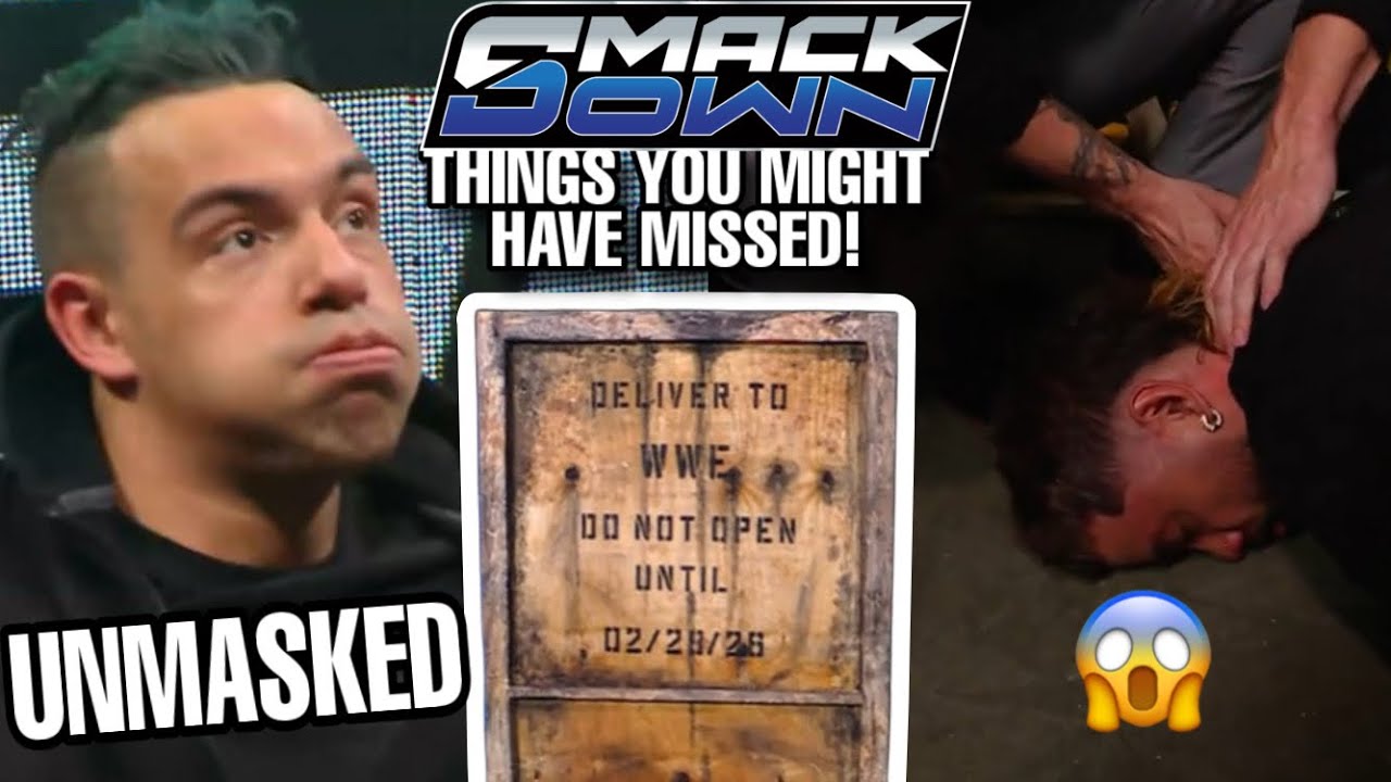 MYSTERY MAN UNMASKED! JEY USO TAKEN OUT! MYSTERY CRATE! WWE SMACKDOWN 