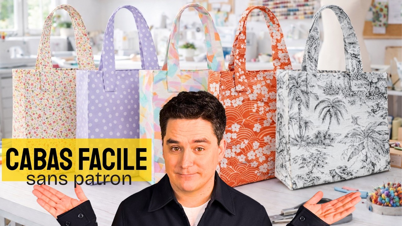 Le sac cabas parfait pour débuter la couture !