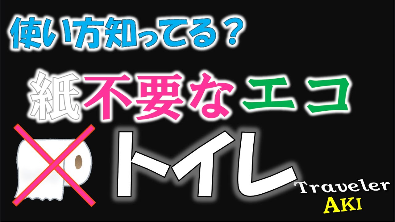ヨーロッパのビデ付きトイレは紙不要の法則！