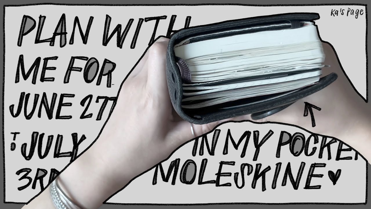 PWM |  June 27th - July 3rd | Eternal Leather Goods | Pocket Moleskine Planner | Traveler's Notebook