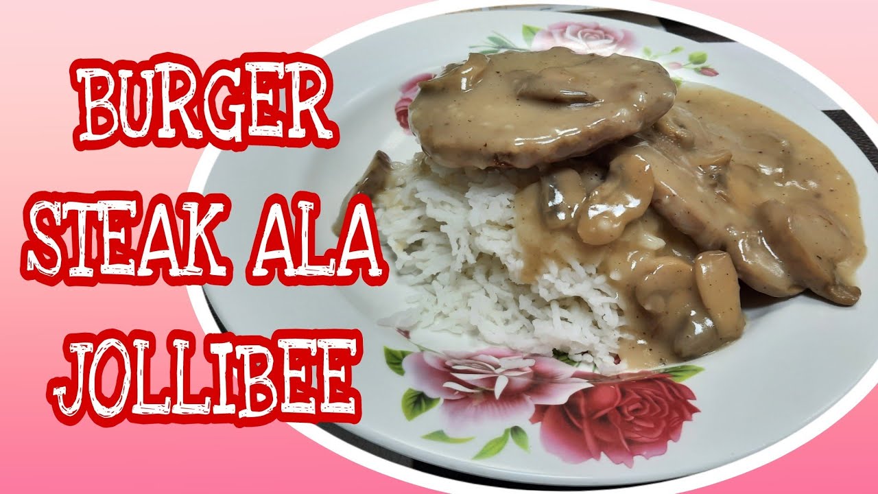 BURGER STEAK ALA JOLLIBEE AT HOME MSV