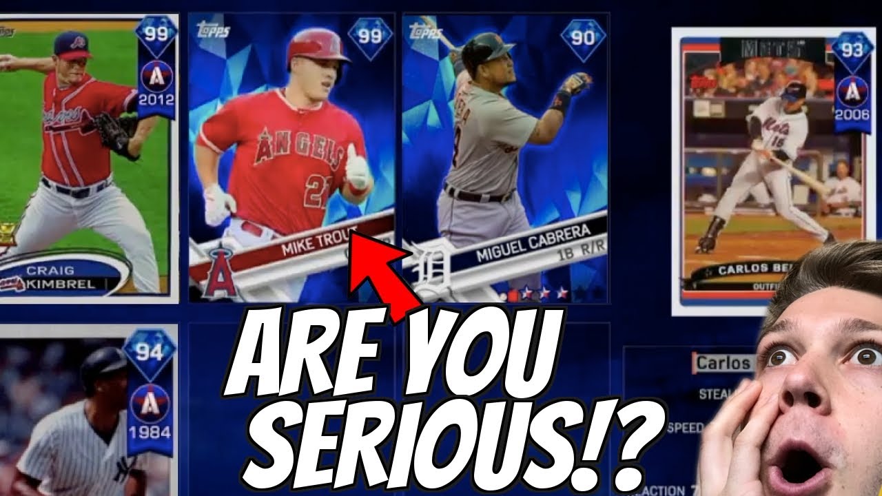 MLB 17: 6 INSANE DIAMOND PULLS!? REACTING TO BEST PACK OPENINGS EVER! (NO WAY😱)