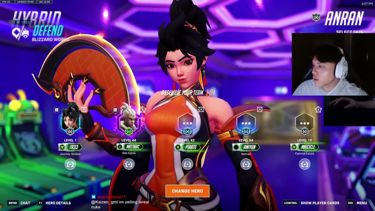 TR33 Анран — мастер комбо — игровой процесс Overwatch