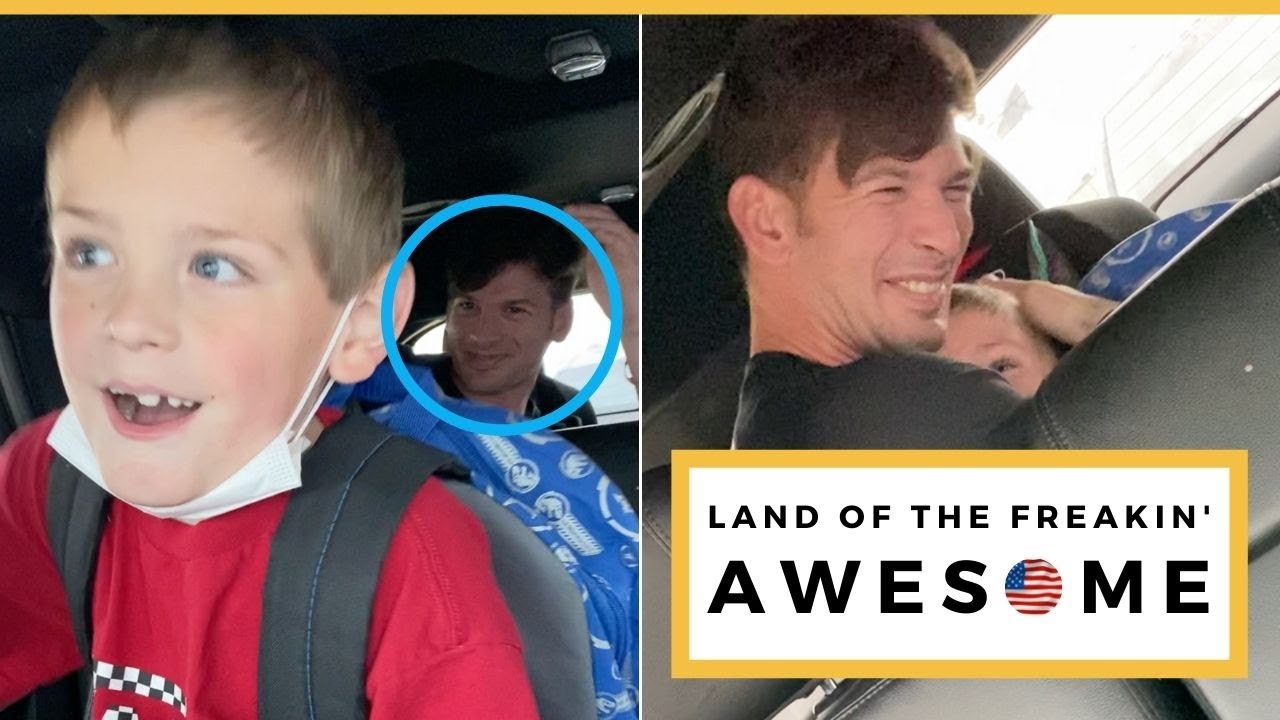 Military Dad Surprises Son In Trunk After Return Home