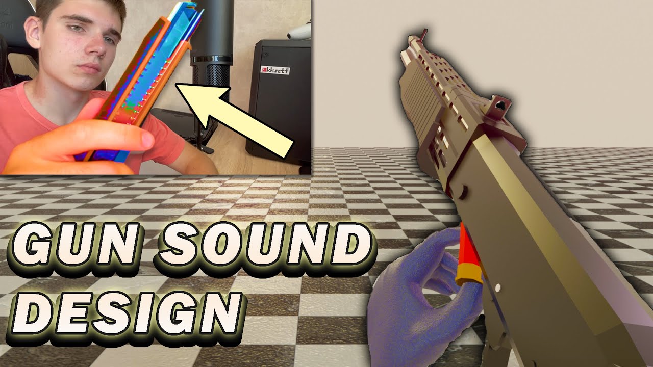 Creating Gun Sounds with Everyday Objects