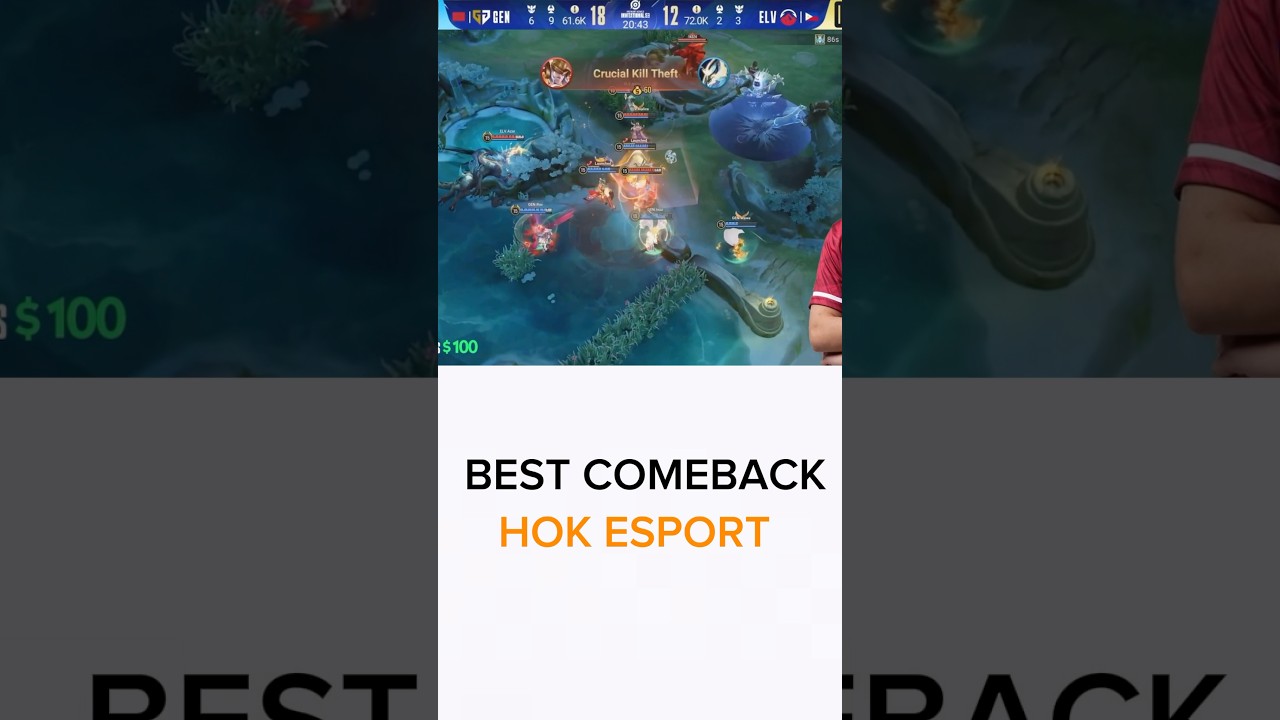 BEST COMEBACK EVER IN HOK PRO PLAY!?!!! #hoks3 #honorofkings #honorofkings #hok