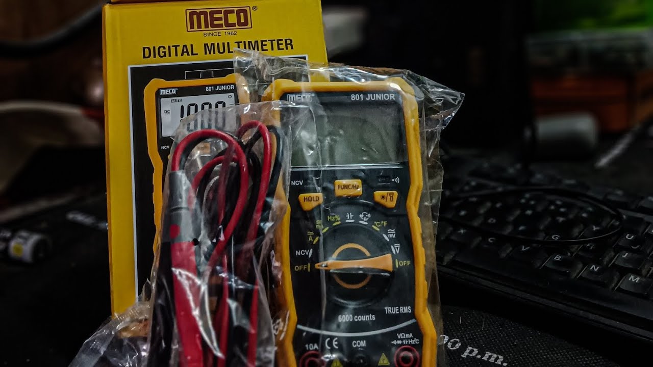 Meco digital multimeter unboxing true RMS