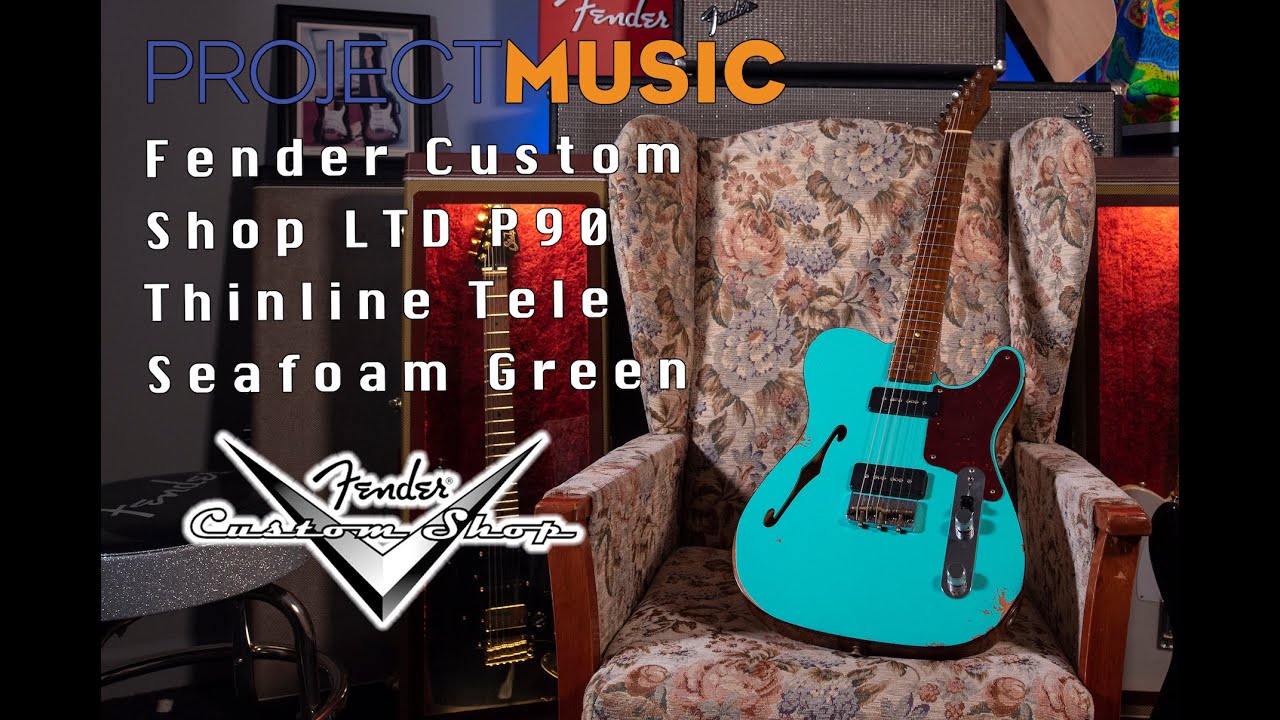 Fender Custom Shop LTD P90 Thinline Tele Seafoam Green - Project Music