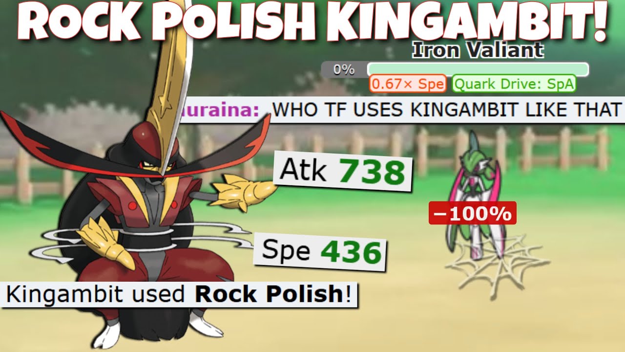 ROCK POLISH KINGAMBIT DESTROYS PLAYERS IN POKEMON SCARLET AND VIOLET!