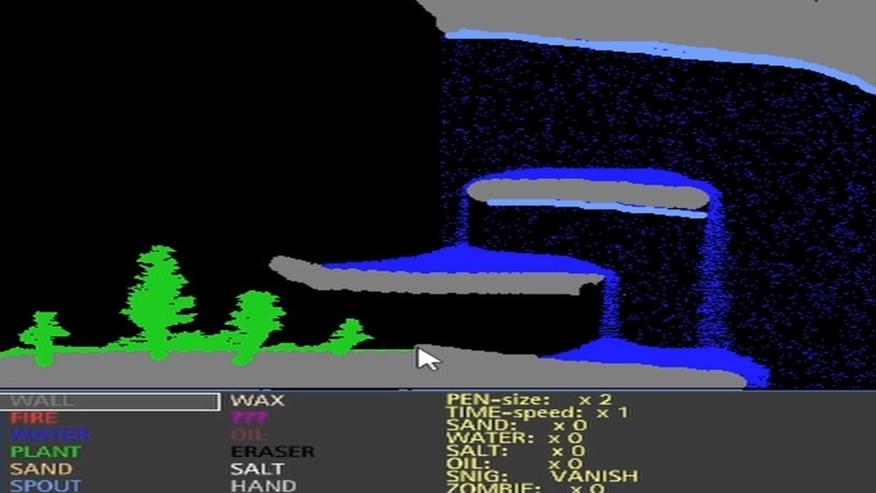 Hell of Sand (v1) - Falling Sand Flash Game