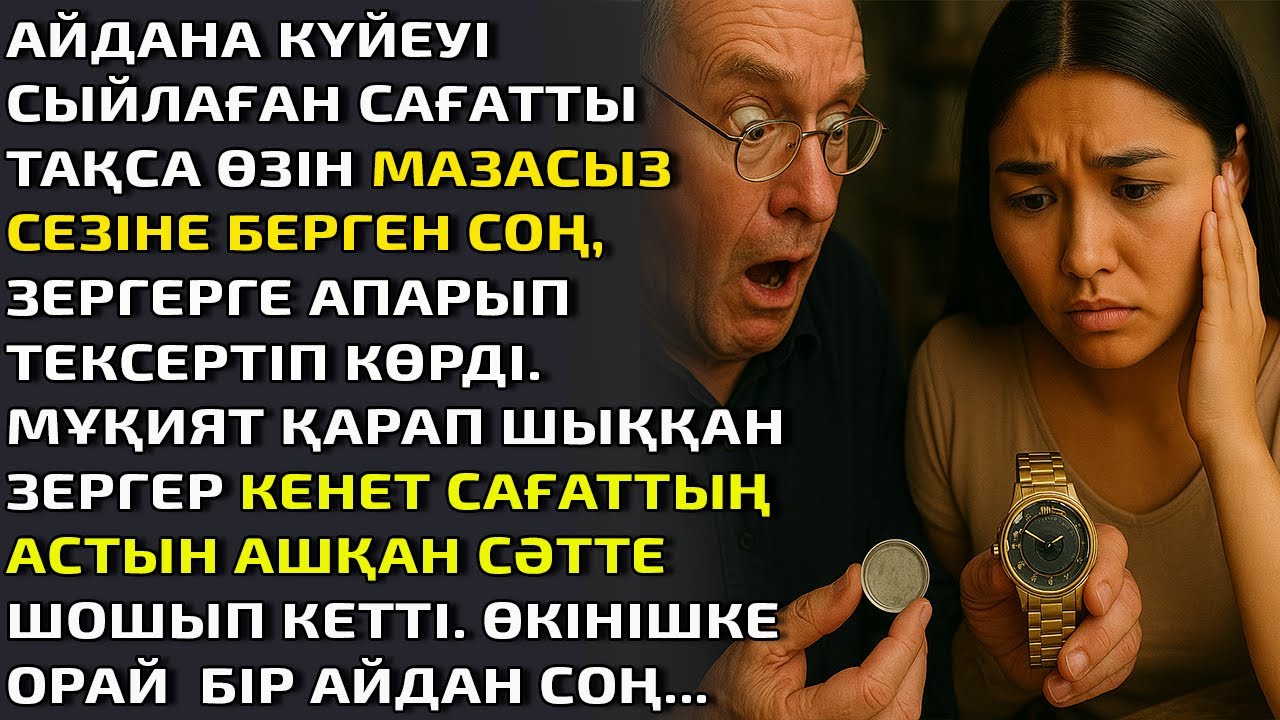 АЙДАНА КҮЙЕУІ СЫЙЛАҒАН САҒАТТЫ ТАҚҚАН САЙЫН ӨЗІН МАЗАСЫЗ СЕЗІНЕ БЕРГЕН СОҢ, ОНЫ ЗЕРГЕРГЕ АПАРЫП, ТЕК